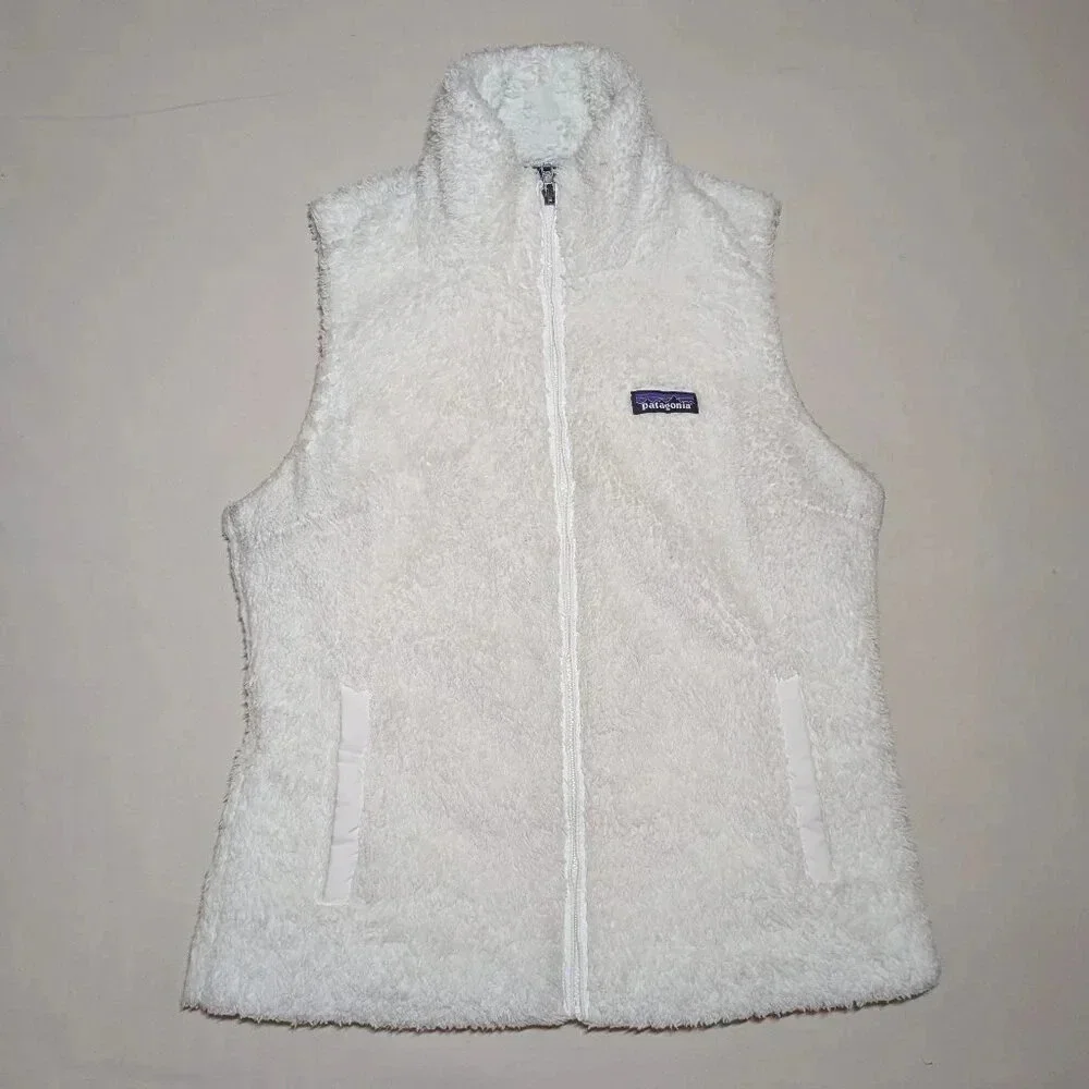 Patagonia Los Gatos Fleece Vest White Sherpa Medium